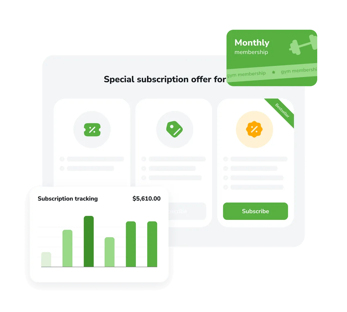 Керування абонементами та підписками Керування клубними картками