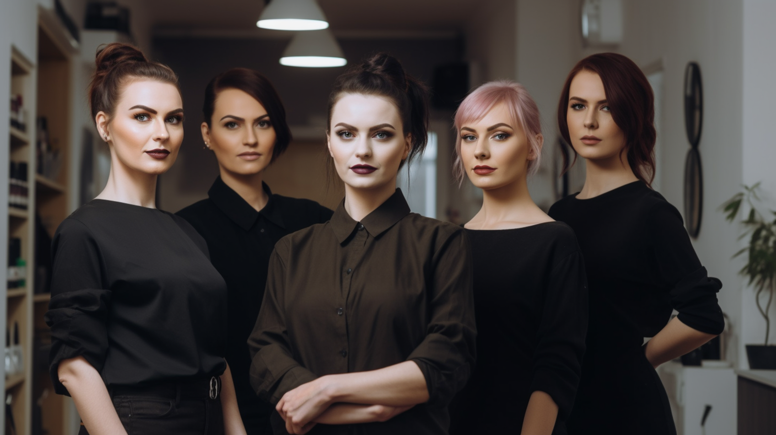 Команда салону краси, ілюстрація Midjourney