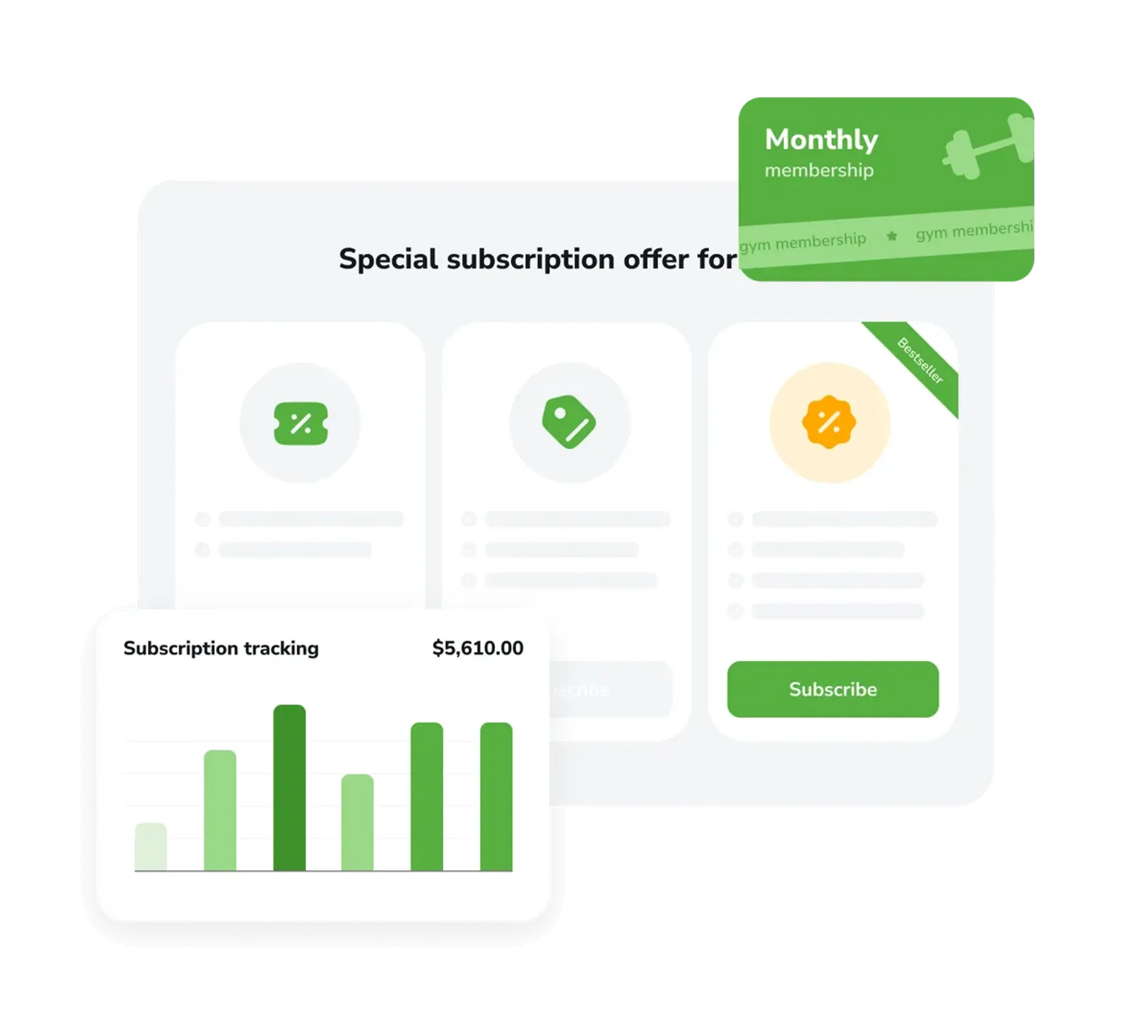 Керування абонементами та підписками Керування клубними картками