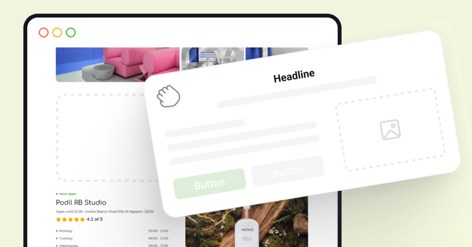 💥 Додавайте свої блоки на сайт