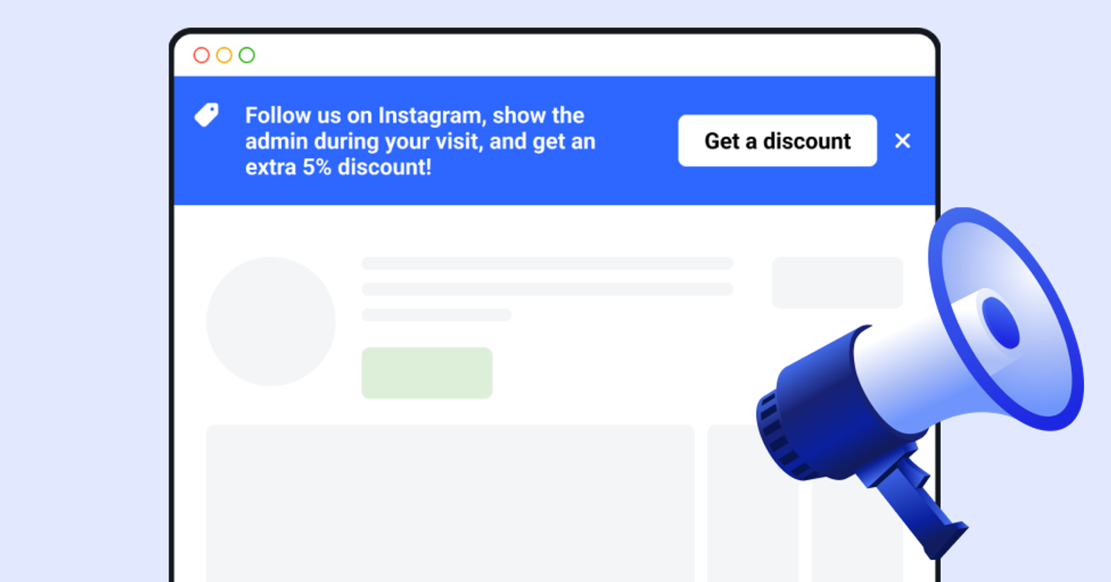 ⚡ Промо-панель для вашого сайту